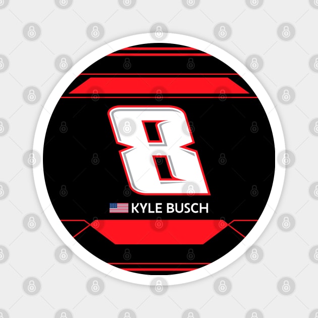 Kyle Busch #8 2023 NASCAR Design Magnet by AR Designs 